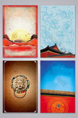 魅力古都，創意無限 北京旅游背景設計圖與廣告視覺策略